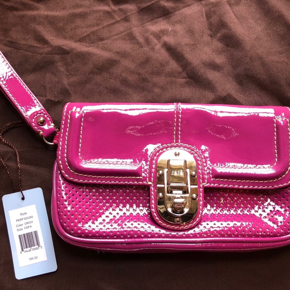 RAFE NEW YORK (ORCHID) LEATHER CLUTCH/WALLET NWT